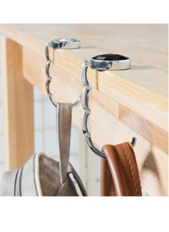 Vitacelli Round Mosaic Diamond Foldable Purse Handbag Hanger Hook Holder 2Pcs Attractive and Fashion  - Image 3