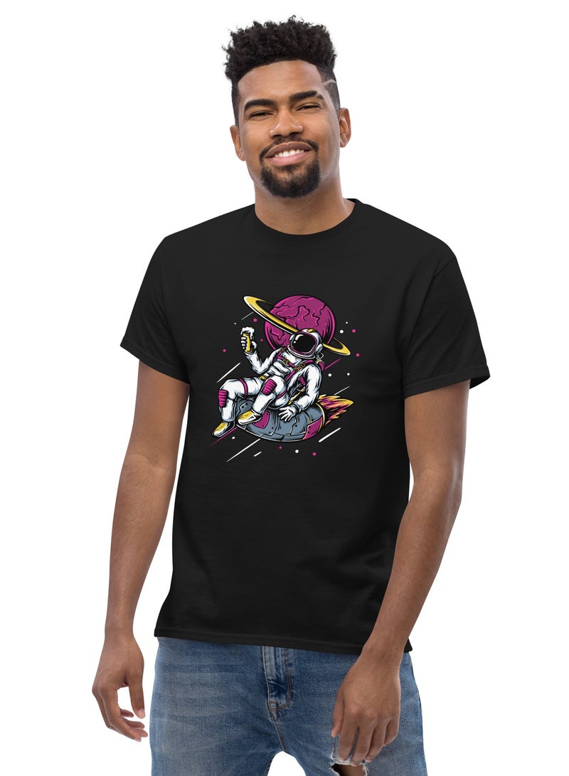BLUEASH Space & Astronaut Printed Graphic T-Shirts Combo - 100% Cotton | Unique Space-Themed Designs  - Image 2