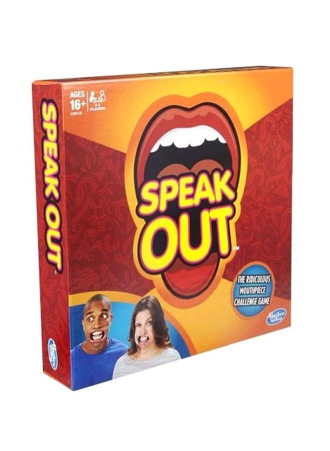 Speak Out 10 Ridiculous Voice Mouthpiece Challenge Party Double-Sided Card Game For Kids - Image 1