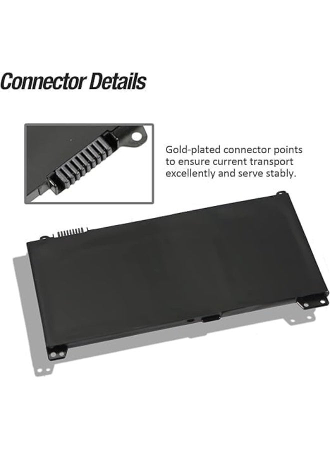 RR03XL Laptop Battery, 48Wh 11.4V 3930mAh 4-Cell Li-ion, Compatible with ProBook 430/440/450/455/470 G4/G5, MT20/MT21 - Image 2