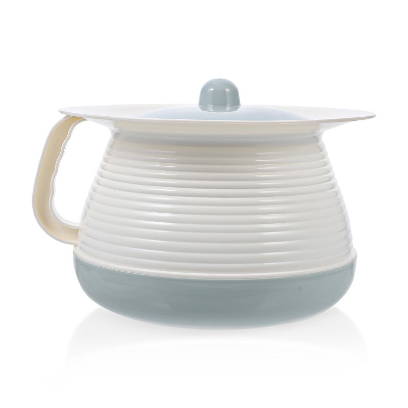 Portable Plastic Spittoon with Lid Covered Chamber Pot Night Urinal for Adults and Home Hospital Use - Image 2
