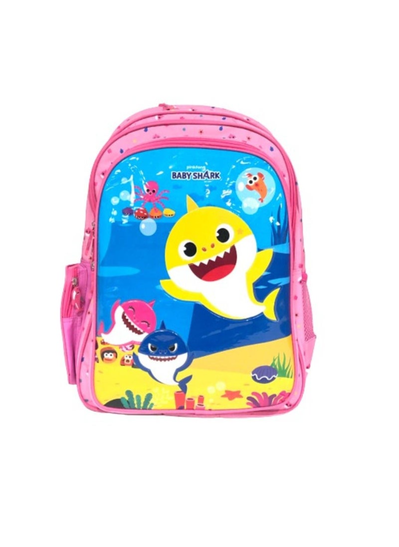 Pinkfong - Baby Shark Sea 14" Backpack - Image 1