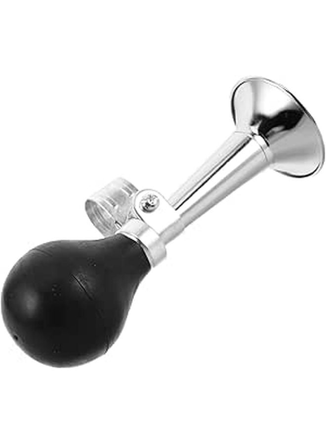 Universal 5 Inch Black Metal Bicycle Air Horn Loud Safety Alert Bell for Mountain Bikes Adults - Image 1