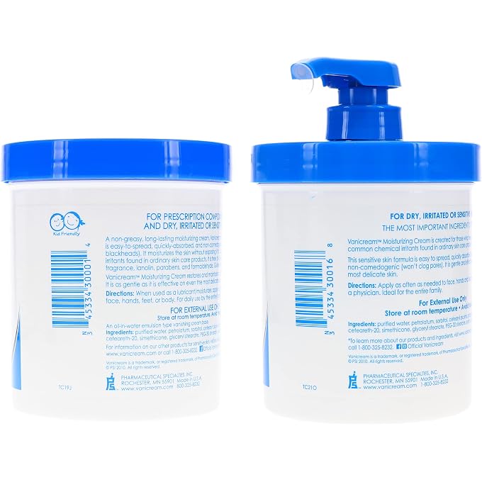 Vanicream Moisturizing Skin Cream for Sensitive Skin 1lb (Pack of 2)2 - Image 3