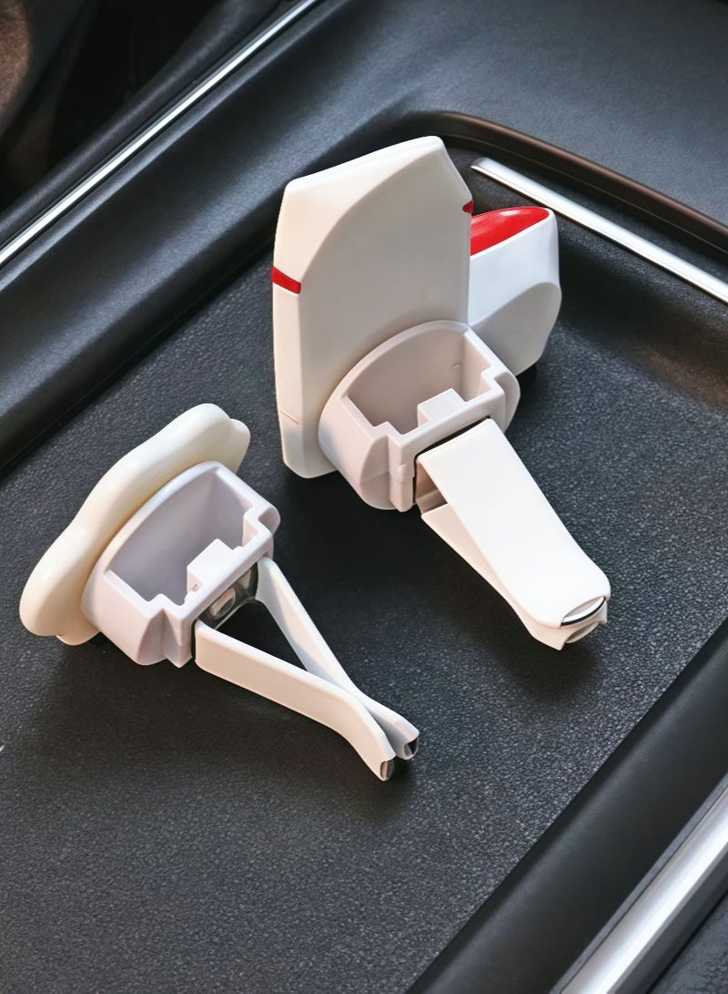 Paraphrase 3-Piece Car Air Vent Diffuser Clip Set, Cute Resin Car Air Freshener with Toast, Egg and Milk Design | Scented Cotton Pads Included, Aromatherapy for Car Interior Decoration - Image 5