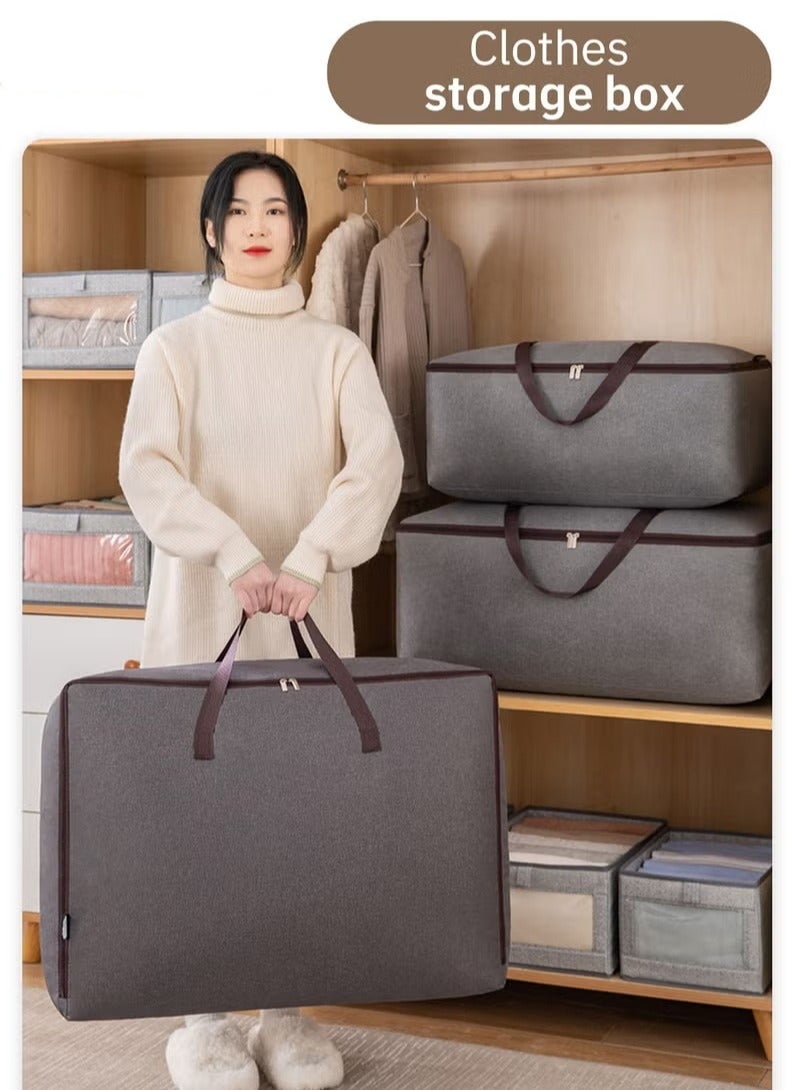 MIXDE 2-Piece Foldable Organizer,Large Capacity Clothes Organization With Reinforced Handle,70*50*30CM - Image 3