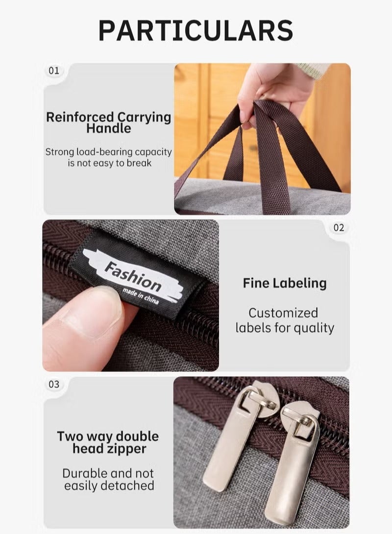 MIXDE 2-Piece Foldable Organizer,Large Capacity Clothes Organization With Reinforced Handle,70*50*30CM - Image 5