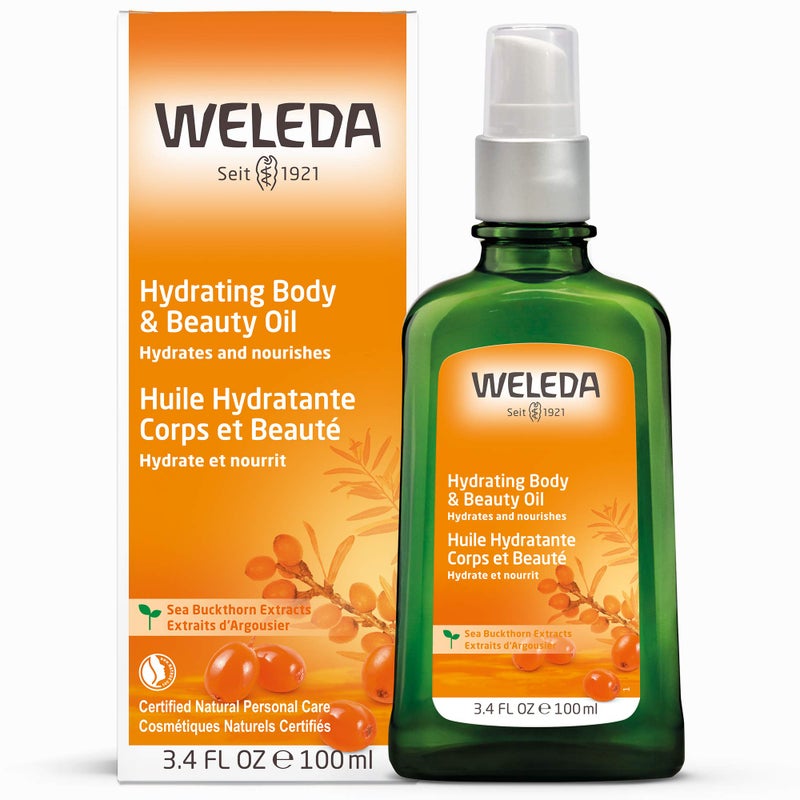 Weleda Hydrating Sea Buckthorn Body and Beauty Oil, 3.4 Fluid Ounce, Plant Rich Body and Beauty Oil with Sea Buckthorn and Sesame Oils - Image 2