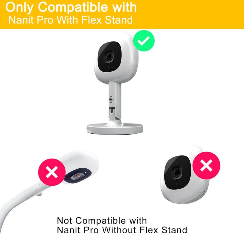 iTODOS Baby Monitor Floor Stand Holder Mount Compatible with Infant Optics DXR-8 Pro,Nanit Pro & Flex Stand,HelloBaby,Momcozy,eufy,Motorola,VAVA,Owlet,Keep Baby Away from Touching,More Safety - Image 4