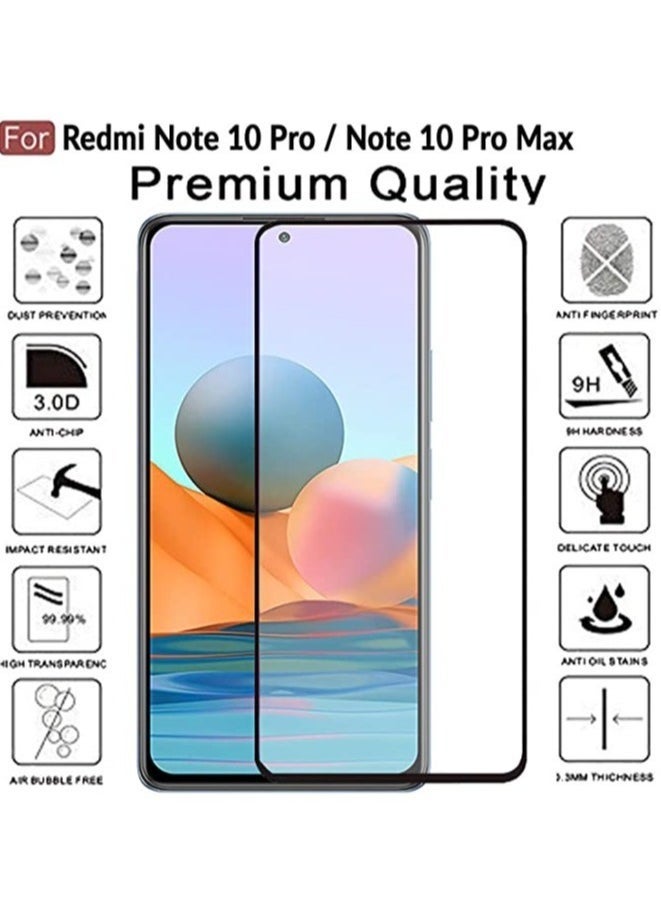 vesus Xiaomi Redmi Note 10 Pro Screen Protector, [Easy Installation][Bubble Free] [Case Friendly] [Anti-Scratch],[ Anti-Fingerprint] - Image 2