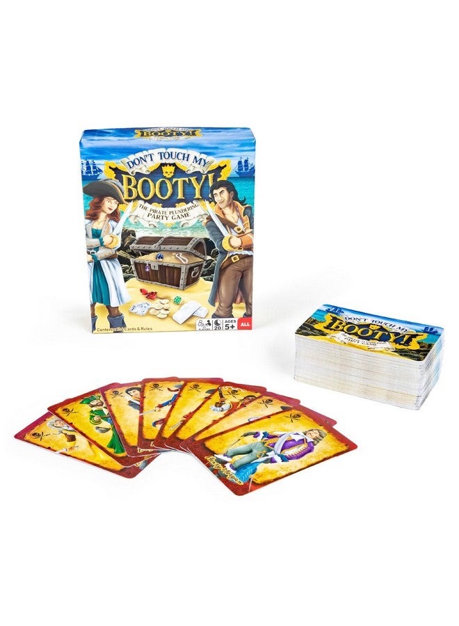 Continuum Games Don't Touch My Booty, The Pirate Plundering Party Game, Cover Your Buried Treasure, Easy to Learn Game for Kids, Teens and Adults Ages 5 and up - Image 1