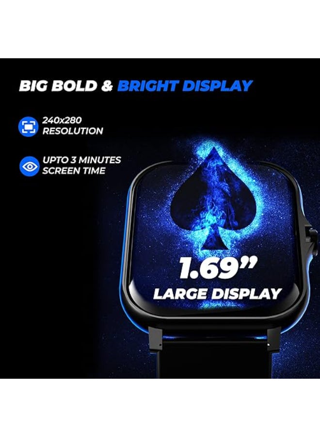 Hammer Renewed - Pulse Ace 1.69" Bluetooth Calling Smart Watch - Image 2