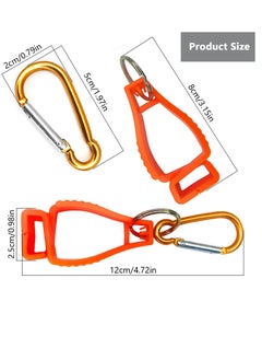 Oasisgalore 5 PCS Gloves Clips Glove Grabber for Work，Non Slip Glove Holder Clip for Guard Labor Worker  - Image 2