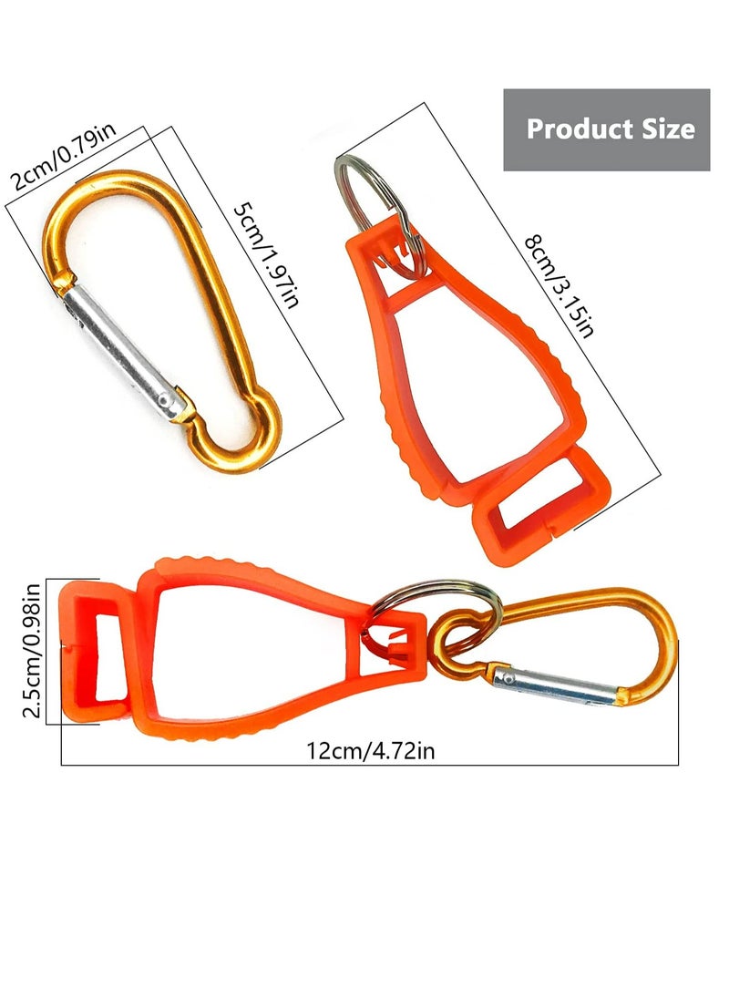 Oasisgalore 5 PCS Gloves Clips Glove Grabber for Work，Non Slip Glove Holder Clip for Guard Labor Worker  - Image 2