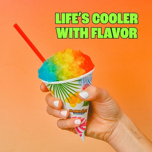 Hawaiian Shaved Ice S900A Made in USA Professional Fluffy Ice & Snow Cone Machine for Home Use - Complete Party Kit with Flavor Syrups - Image 3