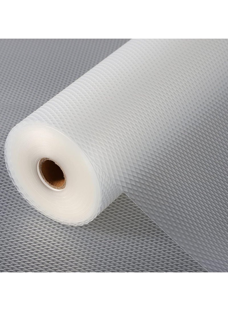 YQbest Shelf Liner for Kitchen, 45x500cm Non-Adhesive Drawer Mats, Waterproof Strong Grip Oil-Proof Pantry Shelves Liners for Kitchen and Bedroom Large Shelves Cabinets  - Image 1