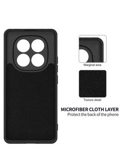 JAJEEK Xiaomi Redmi Note 14 Pro 4G 2025 Premium Soft Liquid Silicone Case Cover – Black, Slim, Shockproof, Non-Slip Grip, Durable Protection for Xiaomi Redmi Note 14 Pro  - Image 5
