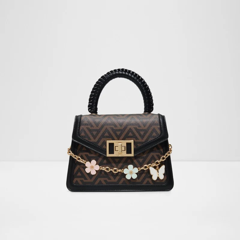 الدو LINDSAY Monogram Patterned Top Handle Bag