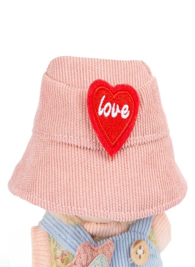 CHICHO 17cm Doll Clothes for Labubu - Kawaii Chic Style Set for 17cm Dolls, Cute Doll Outfit with Accessories - Colorful T-Shirt + Star Light Blue Romper + Heart Shaped Pink Hat (Clothes Only) - Image 3