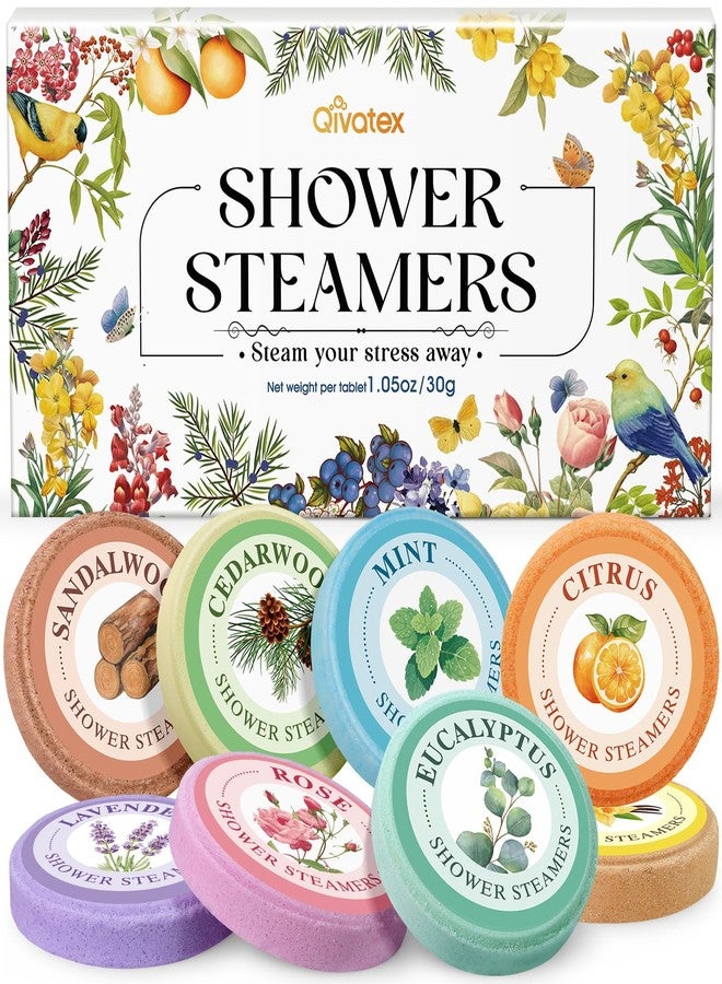 Qivatex Shower Steamers Aromatherapy, Long Lasting Essential Oil Spa, Women Gift - Image 1