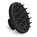 Meartchy Silicone Scalp Massager Scalp Scrubber for Hair Growth with Soft Bristles Scalp Exfoliator Brush Dandruff Removal Shampoo Brush for Wet Dry Scalp Care Black - Image 2