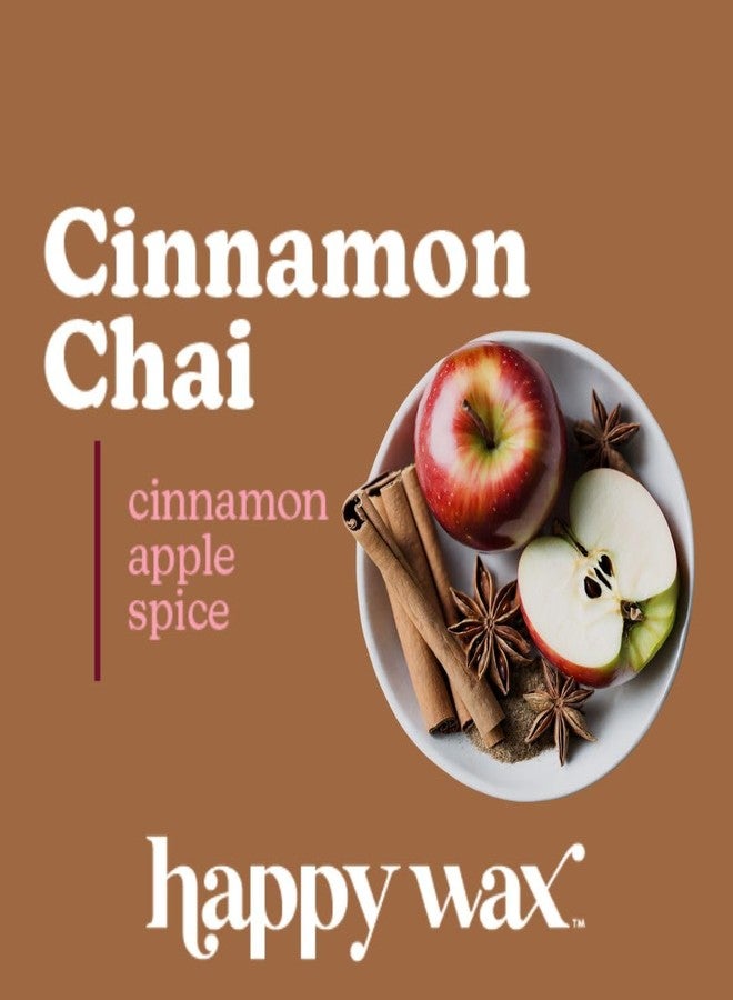 Happy Wax Cinnamon Chai Scented Bear Wax Melts - Natural Strong Fall Scented Infused with Essential Oils - Non Toxic - for use with Warmers - 4 oz Pouch - Image 2