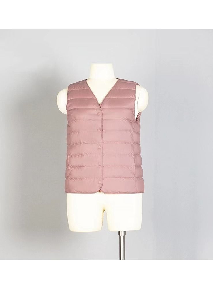 Loquat Autumn Winter Women's Fashion Sleeveless Warm Vest 