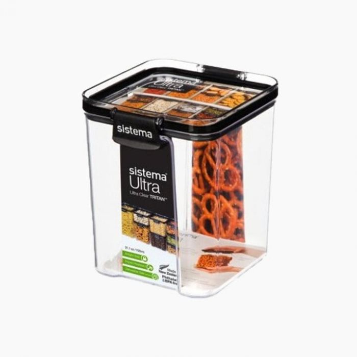 Sistema Ultra Square Storage 0.9L – Black