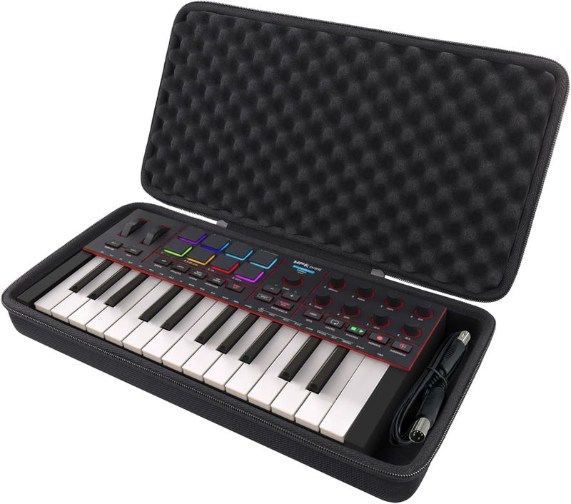 كو2كريا غطاء صندوق السفر القاسي من لجهاز تحكم لوحة المفاتيح Akai Professional MPK Mini IV MIDI USB-C (الغطاء فقط، الغطاء فقط) - Image 1