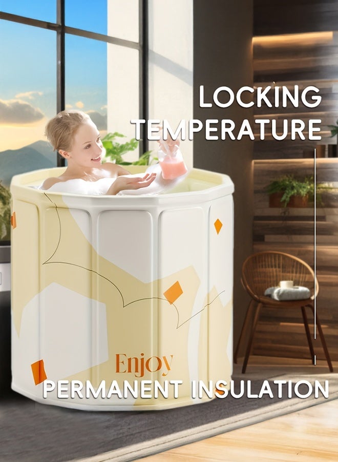 XiuWoo Portable Foldable Ice Bath Tub for Athletes Fast Muscle Recovery Cold Water Therapy Ice Plunge Tub Suitable for Home Outdoors Gyms Large Capacity Quick Opening without Installation 200L - Image 3