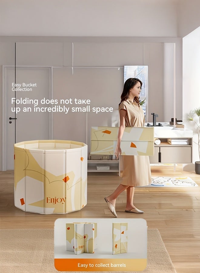 XiuWoo Portable Foldable Ice Bath Tub for Athletes Fast Muscle Recovery Cold Water Therapy Ice Plunge Tub Suitable for Home Outdoors Gyms Large Capacity Quick Opening without Installation 200L - Image 2