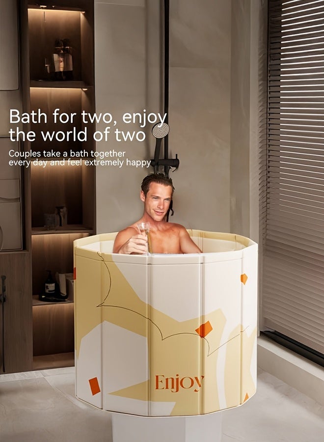 XiuWoo Portable Foldable Ice Bath Tub for Athletes Fast Muscle Recovery Cold Water Therapy Ice Plunge Tub Suitable for Home Outdoors Gyms Large Capacity Quick Opening without Installation 200L - Image 4