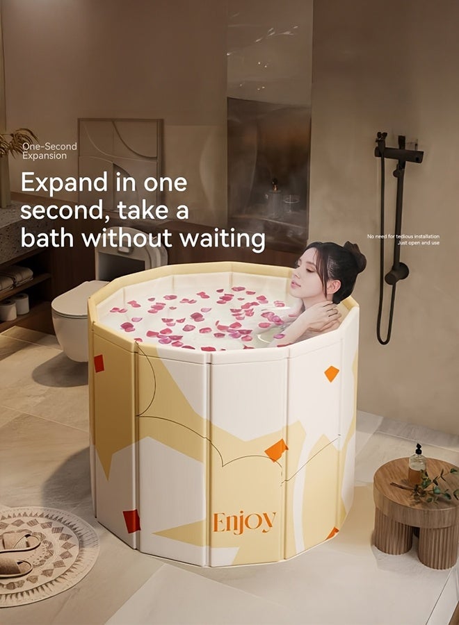 XiuWoo Portable Foldable Ice Bath Tub for Athletes Fast Muscle Recovery Cold Water Therapy Ice Plunge Tub Suitable for Home Outdoors Gyms Large Capacity Quick Opening without Installation 200L - Image 1