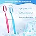 Ceonam 2 Pack 1575x157 Inches Giant Toothbrush Props Oversized Gag Novelty Bath Brushes Huge Comedy Item for Costume Accessory Photo Shoots Party Favors Pet Grooming Red and Blue - Image 4