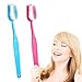 Ceonam 2 Pack 1575x157 Inches Giant Toothbrush Props Oversized Gag Novelty Bath Brushes Huge Comedy Item for Costume Accessory Photo Shoots Party Favors Pet Grooming Red and Blue - Image 2