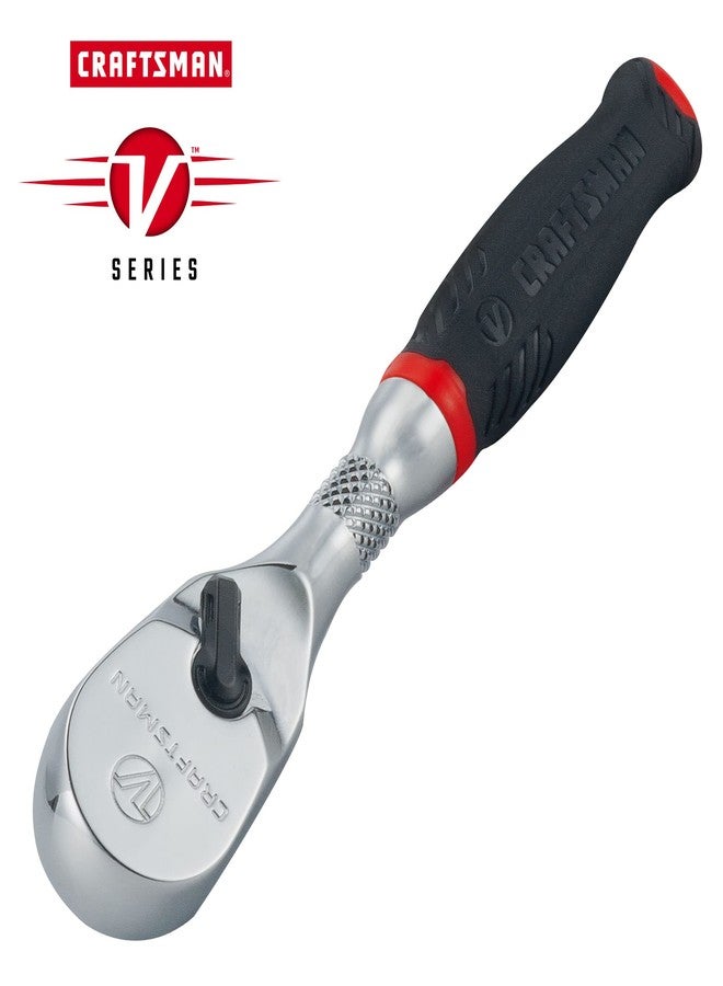 CRAFTSMAN V-SERIES Ratchet, 1/4 Inch Drive, 80-Tooth, Comfort Grip (CMMT86304V) - Image 2