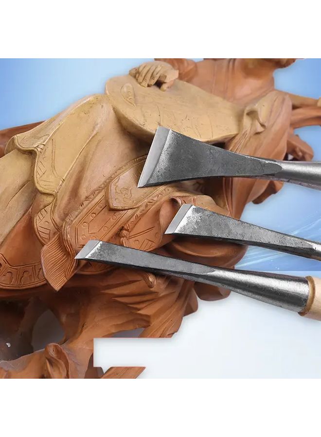2 Pc Handcrafted Metal Wood Carving Knives High Quality Manual Woodworking Tools With Precision Engineered Blades For Sculpting Shaping And Detailing Durable Non Electric Carving Tools For Professional Hobbyist Woodworkers - Image 1