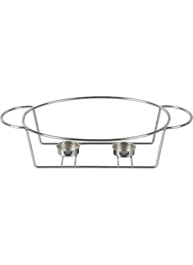 Orchid 12 Inch Oval Casserole With Candle Stand Ceramic Buffet Casserole Dish Ceramic Pot Chafer With Candle Holder Catering Warmer Hot Pot Soup Pot For Events Hotel Restaurant  - Image 4