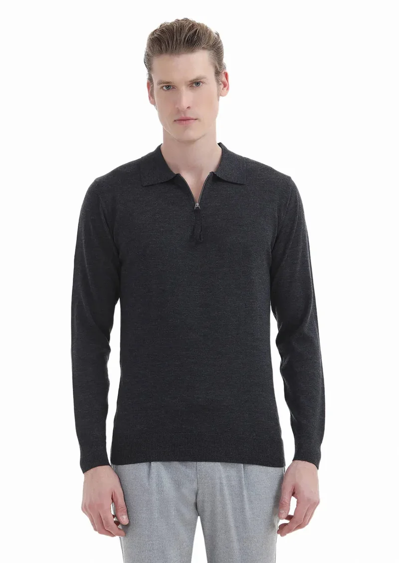 RAMSEY Hard Coal Knitwear Sweatshirt