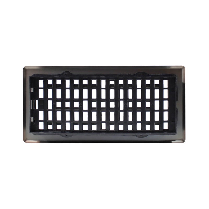 Decor Grates (4-Pack) AJH410-RB Oriental Floor Register, 4x10 Inches, Rubbed Bronze Finish - Image 3