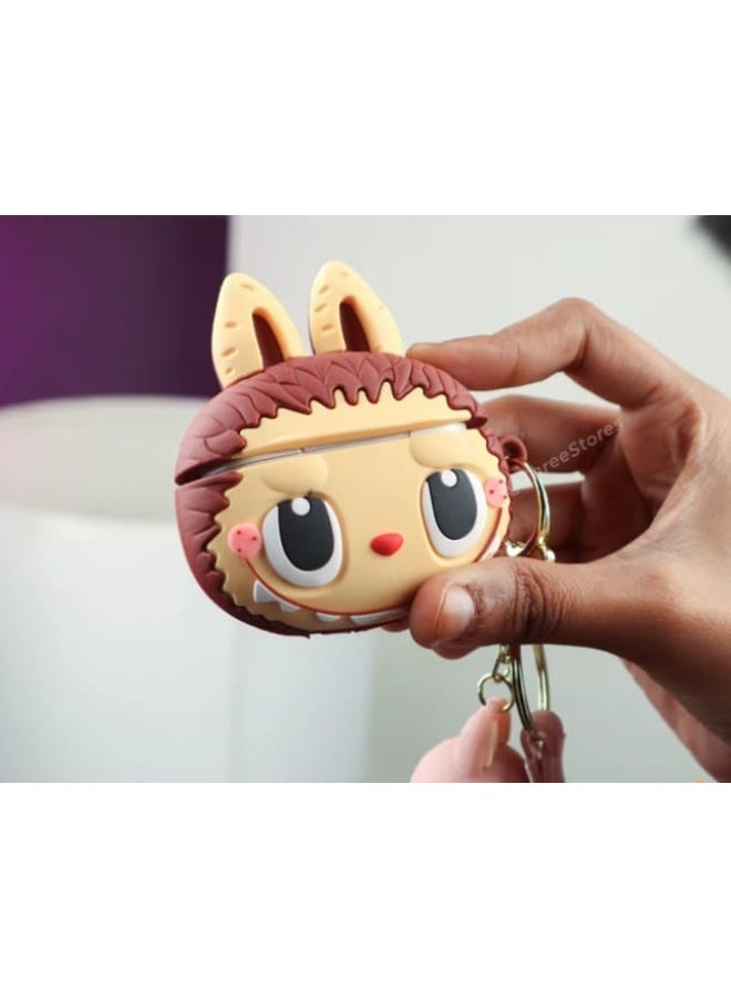 AirPods Pro 3 Silicone Protective Case with Carabiner - Image 3