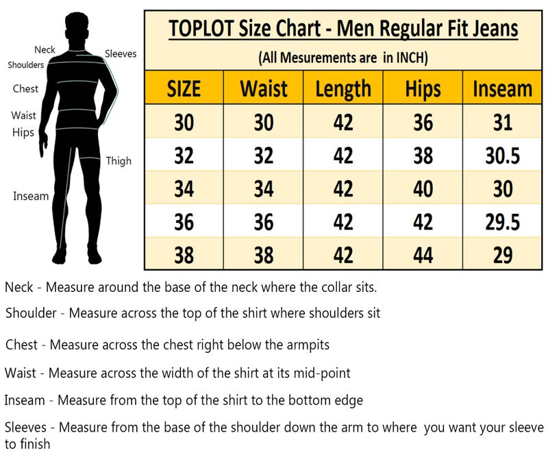 TOPLOT Men Jeans | Stylish Denim Look | Regular Fit Design | Comfortable Wear Structure | Trendy Look Styling | Easy Movement Fit | Perfect for Casual & Everyday Wear (5213_36_Blue) - Image 3