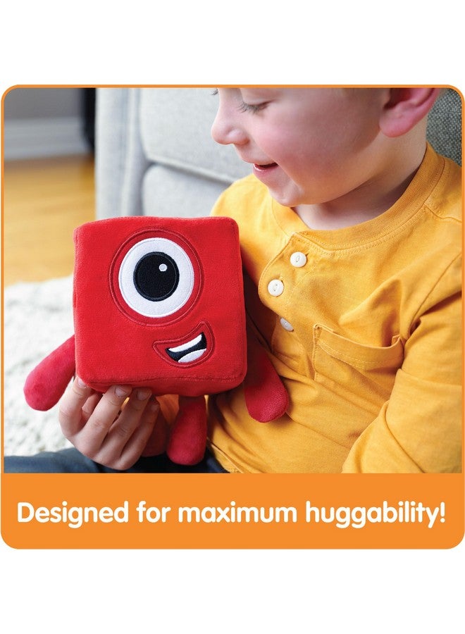 hand2mind Numberblocks One Plush, Small Plush Toys, Cute Plushies, Stuffed Toys, Numbers For Toddlers, Preschool Learning Math Toys, Kids Birthday Gifts, Stocking Stuffers For Kids 3-5 - Image 3