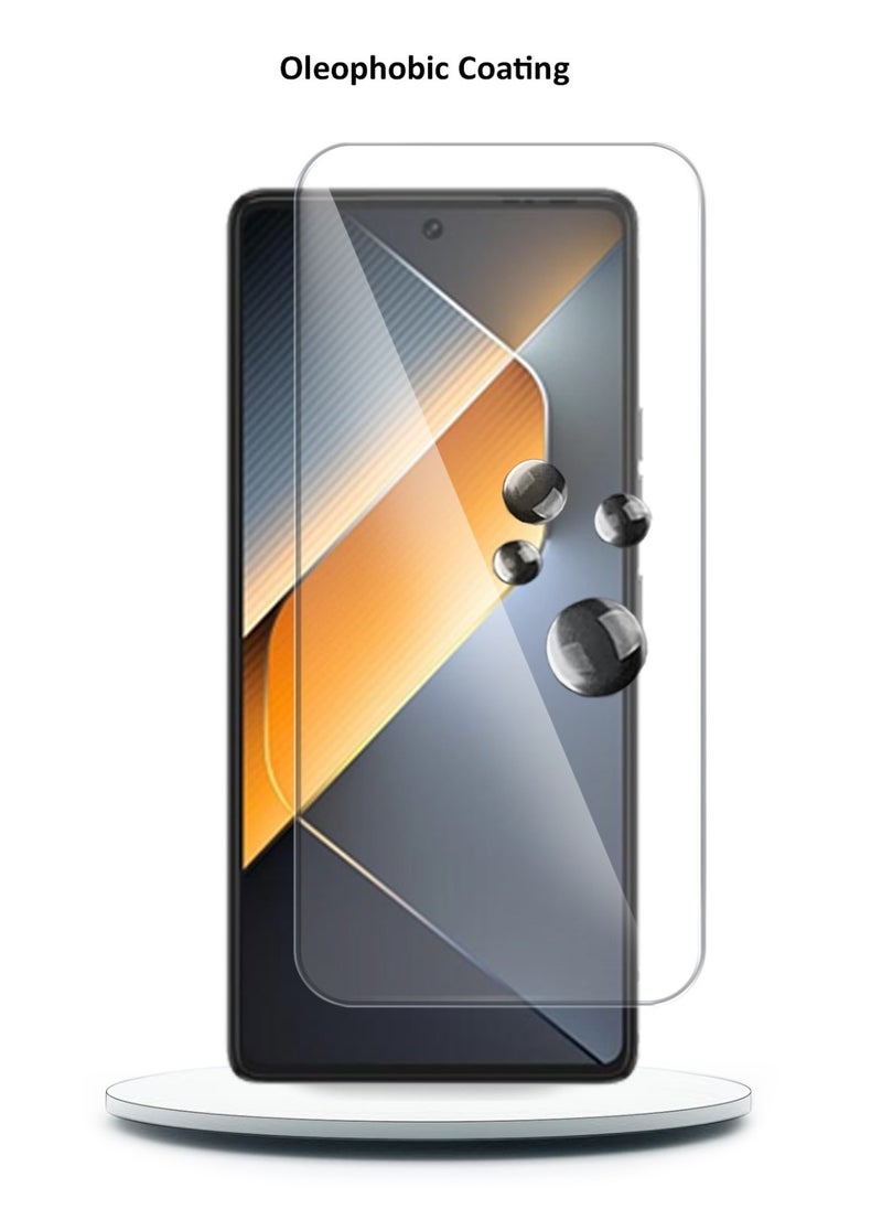 Techie HD Tempered Glass Screen Protector for Tecno Pova 6 Pro - Anti Reflection Anti Bubbles 9H Hardness 0.33 mm Rounded Edges Easy Installation  - Image 3