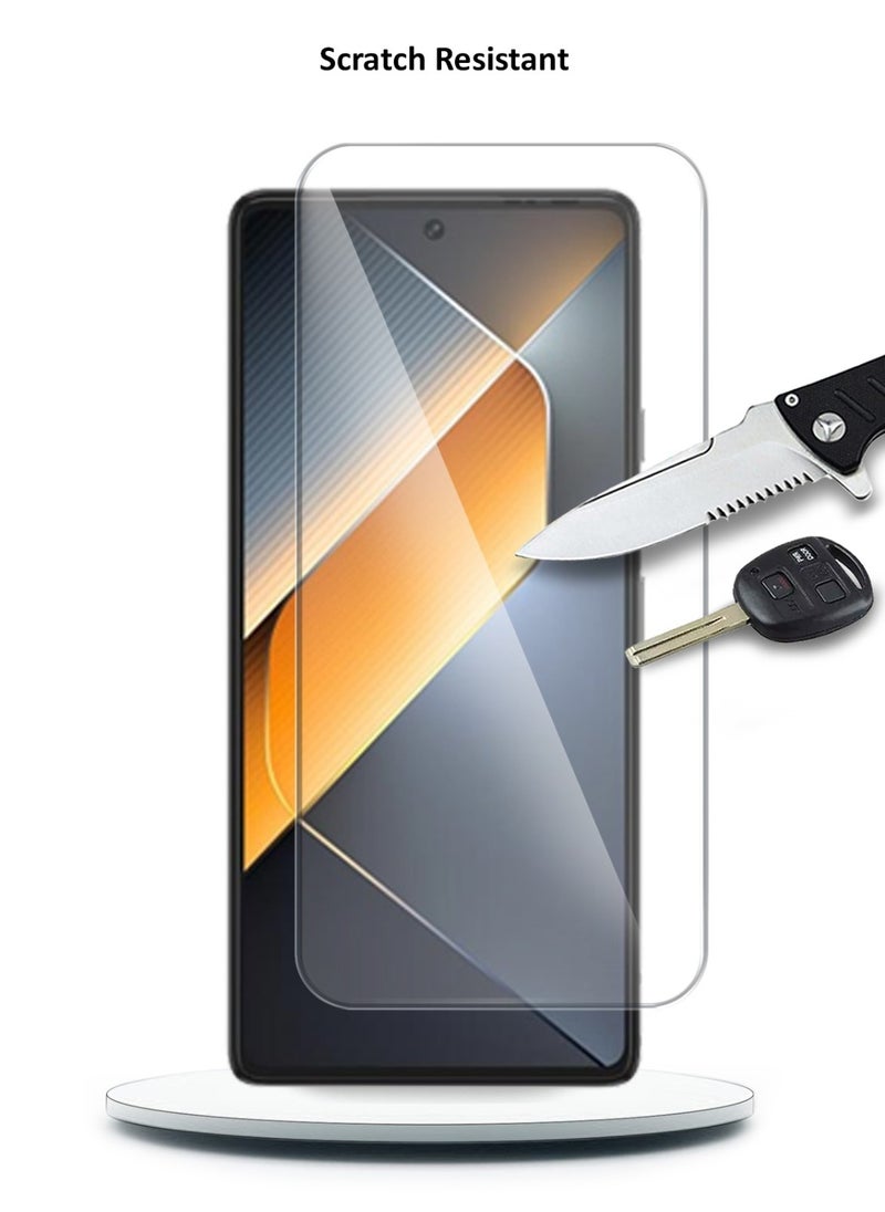 Techie HD Tempered Glass Screen Protector for Tecno Pova 6 Pro - Anti Reflection Anti Bubbles 9H Hardness 0.33 mm Rounded Edges Easy Installation  - Image 4