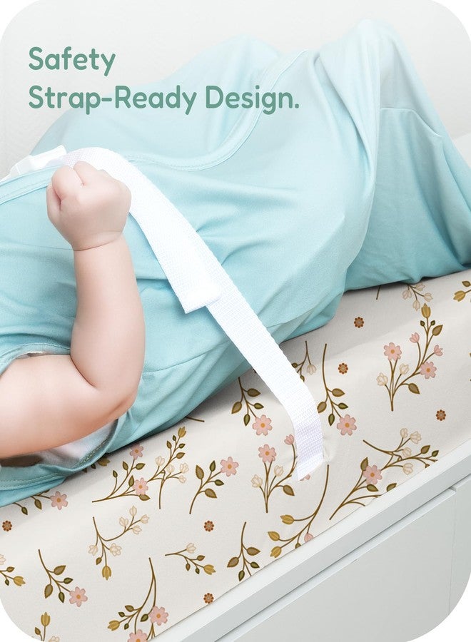 TotChill Extra Stretchy Changing Pad Cover, Ultra Soft Premium Jersey Knit Changing Pad Sheets, Unisex for Boys Girls, Fits All Standard Changing Tables/Dresser Tops - 2 Pack - Image 5
