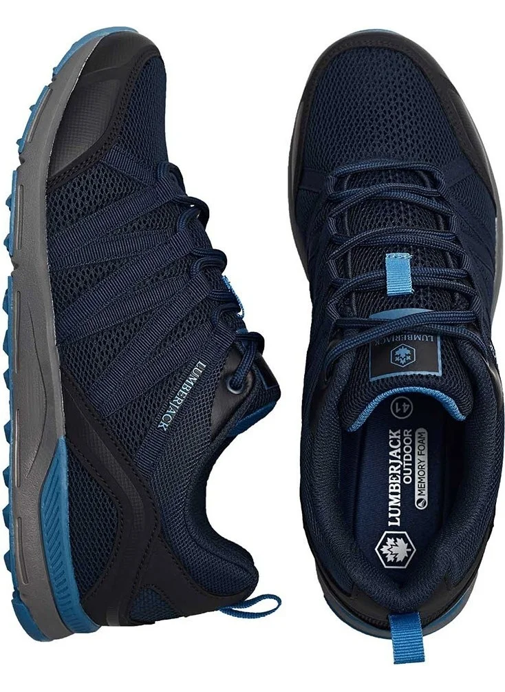 LUMBERJACK Dora 3fx Lightweight Non-Slip Sole Lace-Up Men's Sports Shoes Navy Blue