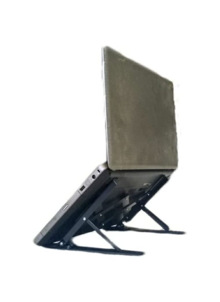 Spaceshoop - Adjustable Portable Metal Laptop Riser Holder for 18cm Gray - Image 1