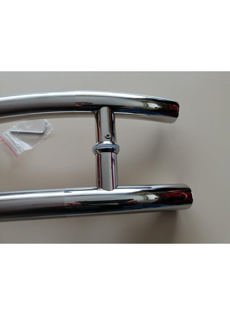 Kent Aksesuar Kahe KH-103S Bent Glass Door Handle 40*60  - Image 2