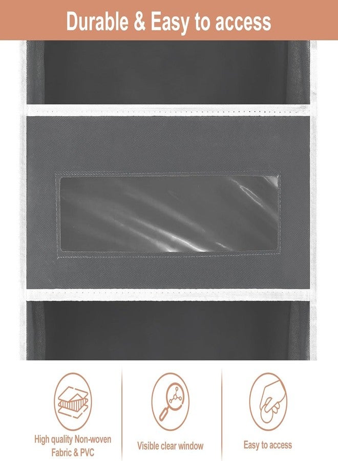 PRAMANTA 5-Tier Over The Door Pantry Organizer, Hanging Storage and Organization for Home Office, 10 Side Mesh Pockets Hanging (1Pcs) (Style1) - Image 5